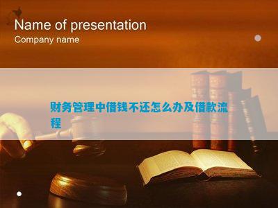 中欧体育财务管理中借钱不还怎么办及借款流程(图2)